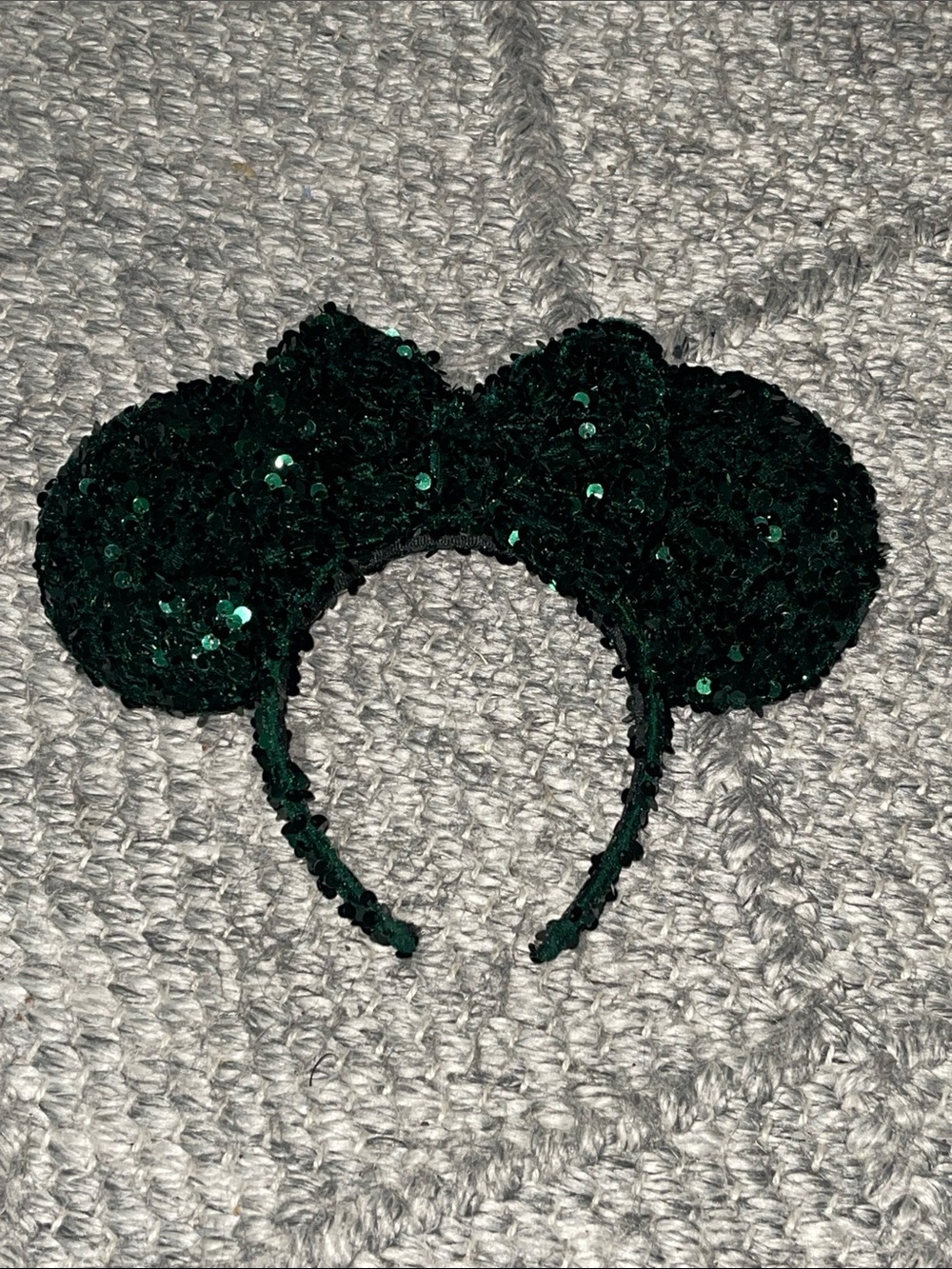 Disney Kids Green Sequin Minnie Ear Headband